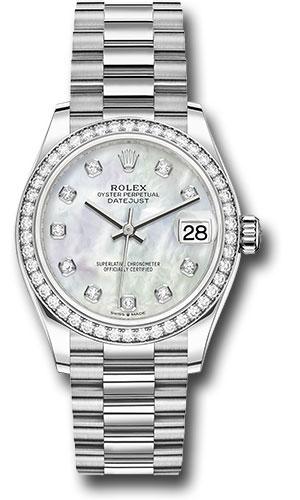 rolex-white-gold-datejust-31-watch-diamond-bezel-mother-of-pearl-diamond-dial-president-bracelet-278289rbr-mdp