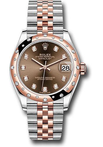 rolex-steel-and-everose-gold-datejust-31-watch-24-diamond-bezel-white-roman-dial-jubilee-bracelet-278341rbr-chodj