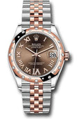 rolex-steel-and-everose-gold-datejust-31-watch-24-diamond-bezel-dark-rhodium-diamond-roman-vi-dial-jubilee-bracelet-278341rbr-chodr6j