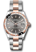 rolex-steel-and-everose-gold-datejust-31-watch-24-diamond-bezel-dark-rhodium-index-dial-oyster-bracelet-278341rbr-dkrhio