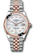 rolex-steel-and-everose-gold-datejust-31-watch-24-diamond-bezel-silver-diamond-dial-jubilee-bracelet-278341rbr-mdj