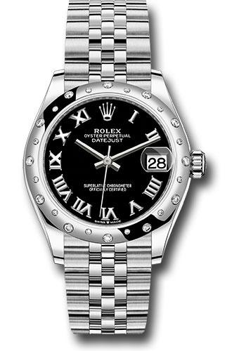 rolex-steel-and-white-gold-datejust-31-watch-domed-24-diamond-bezel-black-roman-dial-jubilee-bracelet-2020-release-278344rbr-bkrj