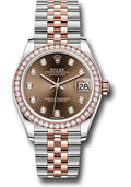 rolex-steel-and-everose-gold-datejust-31-watch-46-diamond-bezel-chocolate-diamond-dial-jubilee-bracelet-278381rbr-chodj