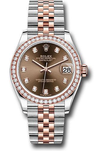 rolex-steel-and-everose-gold-datejust-31-watch-46-diamond-bezel-chocolate-diamond-dial-jubilee-bracelet-278381rbr-chodj
