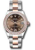 rolex-steel-and-everose-gold-datejust-31-watch-46-diamond-bezel-chocolate-diamond-roman-vi-dial-oyster-bracelet-278381rbr-chodr6o