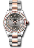 rolex-steel-and-everose-gold-datejust-31-watch-46-diamond-bezel-dark-rhodium-diamond-roman-vi-dial-oyster-bracelet-278381rbr-dkrhdr6o