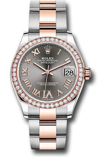 rolex-steel-and-everose-gold-datejust-31-watch-46-diamond-bezel-dark-rhodium-diamond-roman-vi-dial-oyster-bracelet-278381rbr-dkrhdr6o