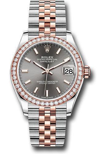 rolex-steel-and-everose-gold-datejust-31-watch-46-diamond-bezel-dark-rhodium-index-dial-jubilee-bracelet-278381rbr-dkrhij