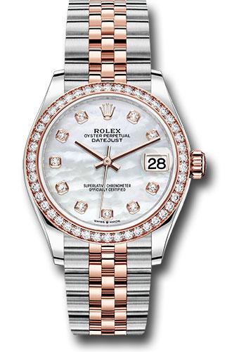 rolex-steel-and-everose-gold-datejust-31-watch-46-diamond-bezel-mother-of-pearl-diamond-dial-jubilee-bracelet-278381rbr-mdj