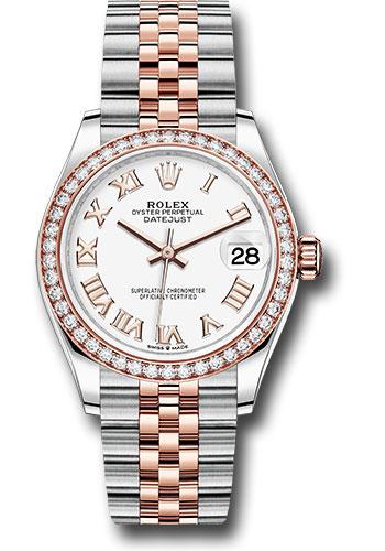 rolex-steel-and-everose-gold-datejust-31-watch-46-diamond-bezel-white-roman-dial-jubilee-bracelet-278381rbr-wrj