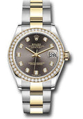 rolex-steel-and-yellow-gold-datejust-31-watch-diamond-bezel-dark-grey-diamond-dial-oyster-bracelet-278383rbr-dkgdo
