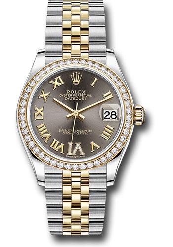 rolex-steel-and-yellow-gold-datejust-31-watch-diamond-bezel-dark-grey-diamond-roman-six-dial-jubilee-bracelet-278383rbr-dkgdr6j