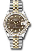 rolex-steel-and-yellow-gold-datejust-31-watch-diamond-bezel-dark-mother-of-pearl-diamond-dial-jubilee-bracelet-278383rbr-dkmdj