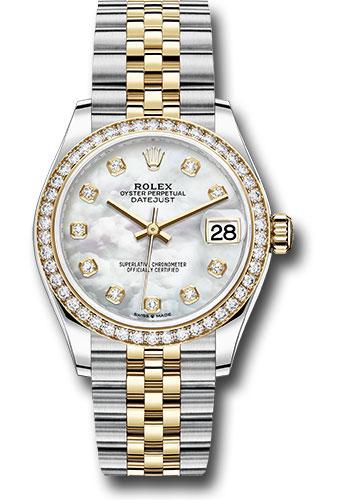 rolex-steel-and-yellow-gold-datejust-31-watch-diamond-bezel-mother-of-pearl-diamond-dial-jubilee-bracelet-278383rbr-mdj