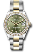 rolex-steel-and-yellow-gold-datejust-31-watch-diamond-bezel-olive-green-diamond-dial-oyster-bracelet-278383rbr-ogdo