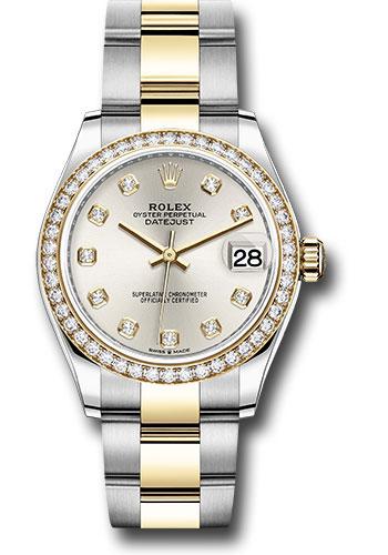 rolex-steel-and-yellow-gold-datejust-31-watch-diamond-bezel-silver-diamond-dial-oyster-bracelet-278383rbr-sdo