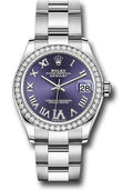 rolex-steel-and-white-gold-datejust-31-watch-diamond-bezel-aubergine-roman-diamond-6-dial-oyster-bracelet-278384rbr-aubdr6o