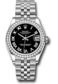 rolex-steel-and-white-gold-datejust-31-watch-diamond-bezel-black-roman-dial-jubilee-bracelet-278384rbr-bkrj