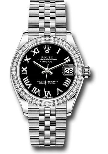 rolex-steel-and-white-gold-datejust-31-watch-diamond-bezel-black-roman-dial-jubilee-bracelet-278384rbr-bkrj