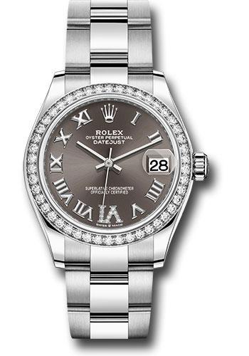rolex-steel-and-white-gold-datejust-31-watch-diamond-bezel-dark-grey-roman-diamond-6-dial-oyster-bracelet-278384rbr-dkgdr6o