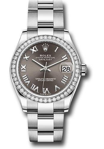 rolex-steel-and-white-gold-datejust-31-watch-diamond-bezel-dark-grey-roman-dial-oyster-bracelet-278384rbr-dkgro
