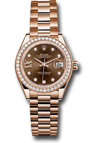 rolex-everose-gold-lady-datejust-28-watch-44-diamond-bezel-chocolate-diamond-star-dial-president-bracelet-279135rbr-cho9dix8dp