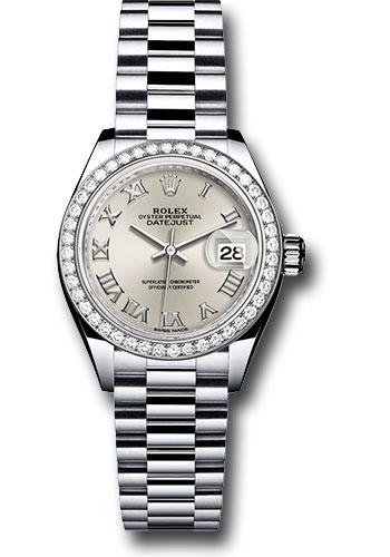 rolex-platinum-lady-datejust-28-watch-44-diamond-bezel-silver-roman-dial-president-bracelet-279136rbr-srp