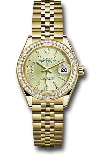 rolex-yellow-gold-lady-datejust-28-watch-44-diamond-bezel-linden-green-strip-diamond-index-dial-jubilee-bracelet-279138rbr-lings36dix8dj