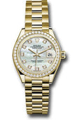 rolex-yellow-gold-lady-datejust-28-watch-44-diamond-bezel-mother-of-pearl-diamond-dial-president-bracelet-279138rbr-mdp