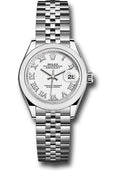 rolex-steel-lady-datejust-28-watch-domed-bezel-white-roman-dial-jubilee-bracelet-279160-wrj