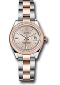 rolex-steel-and-everose-gold-rolesor-lady-datejust-28-watch-domed-bezel-sundust-index-dial-oyster-bracelet-279161-suio