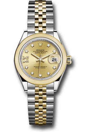 rolex-steel-and-yellow-gold-rolesor-lady-datejust-28-watch-domed-bezel-champagne-diamond-star-dial-jubilee-bracelet-279163-ch9dix8dj