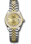 rolex-steel-and-yellow-gold-rolesor-lady-datejust-28-watch-domed-bezel-champagne-diamond-dial-jubilee-bracelet-279163-chdj