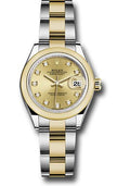 rolex-steel-and-yellow-gold-rolesor-lady-datejust-28-watch-domed-bezel-champagne-diamond-dial-oyster-bracelet-279163-chdo