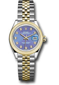 rolex-steel-and-yellow-gold-rolesor-lady-datejust-28-watch-domed-bezel-lavender-diamond-dial-jubilee-bracelet-279163-ldj