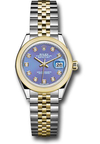rolex-steel-and-yellow-gold-rolesor-lady-datejust-28-watch-domed-bezel-lavender-diamond-dial-jubilee-bracelet-279163-ldj