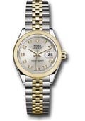 rolex-steel-and-yellow-gold-rolesor-lady-datejust-28-watch-domed-bezel-silver-diamond-dial-jubilee-bracelet-279163-sdj
