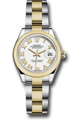 rolex-steel-and-yellow-gold-rolesor-lady-datejust-28-watch-domed-bezel-white-roman-dial-oyster-bracelet-279163-wro