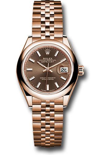 rolex-everose-gold-lady-datejust-28-watch-domed-bezel-chocolate-index-dial-jubilee-bracelet-279165-choij
