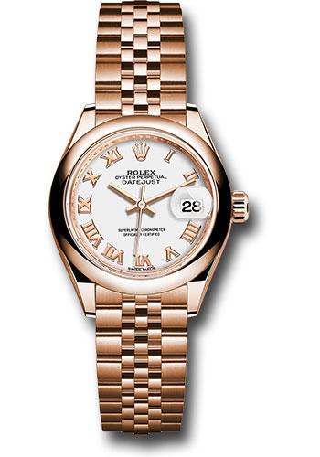 rolex-everose-gold-lady-datejust-28-watch-domed-bezel-white-roman-dial-jubilee-bracelet-279165-wrj