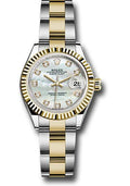 rolex-steel-and-yellow-gold-rolesor-lady-datejust-28-watch-fluted-bezel-white-mother-of-pearl-diamond-dial-oyster-bracelet-279173-mdo