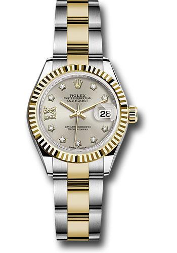 rolex-steel-and-yellow-gold-rolesor-lady-datejust-28-watch-fluted-bezel-silver-diamond-star-dial-oyster-bracelet-279173-s9dix8do