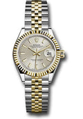 rolex-steel-and-yellow-gold-rolesor-lady-datejust-28-watch-fluted-bezel-silver-index-dial-jubilee-bracelet-279173-sij