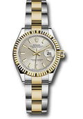rolex-steel-and-yellow-gold-rolesor-lady-datejust-28-watch-fluted-bezel-silver-index-dial-oyster-bracelet-279173-sio