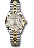 rolex-steel-and-yellow-gold-rolesor-lady-datejust-28-watch-fluted-bezel-silver-roman-dial-jubilee-bracelet-279173-srj