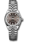 rolex-steel-and-white-gold-rolesor-lady-datejust-28-watch-fluted-bezel-dark-grey-diamond-dial-jubilee-bracelet-279174-dgdj