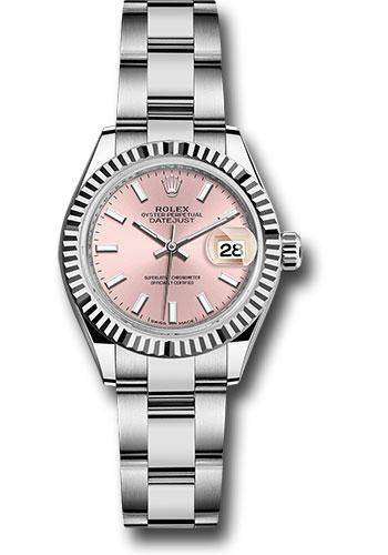rolex-steel-and-white-gold-rolesor-lady-datejust-28-watch-fluted-bezel-pink-index-dial-oyster-bracelet-279174-pio