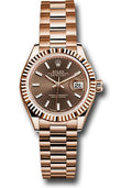 rolex-everose-gold-lady-datejust-28-watch-fluted-bezel-chocolate-index-dial-president-bracelet-279175-choip