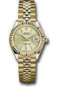 rolex-yellow-gold-lady-datejust-28-watch-fluted-bezel-linden-green-strip-diamond-index-dial-jubilee-bracelet-279178-lings36dix8dj