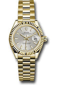 rolex-yellow-gold-lady-datejust-28-watch-fluted-bezel-silver-index-dial-president-bracelet-279178-sip